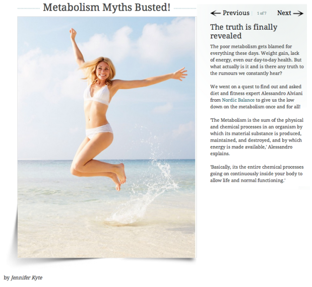 Metabolism Myths Busted